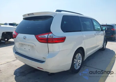 2015 Toyota Sienna Xle 8 Passenger z USA, uszkodzony, nr VIN 5TDYK3DC3FS549992